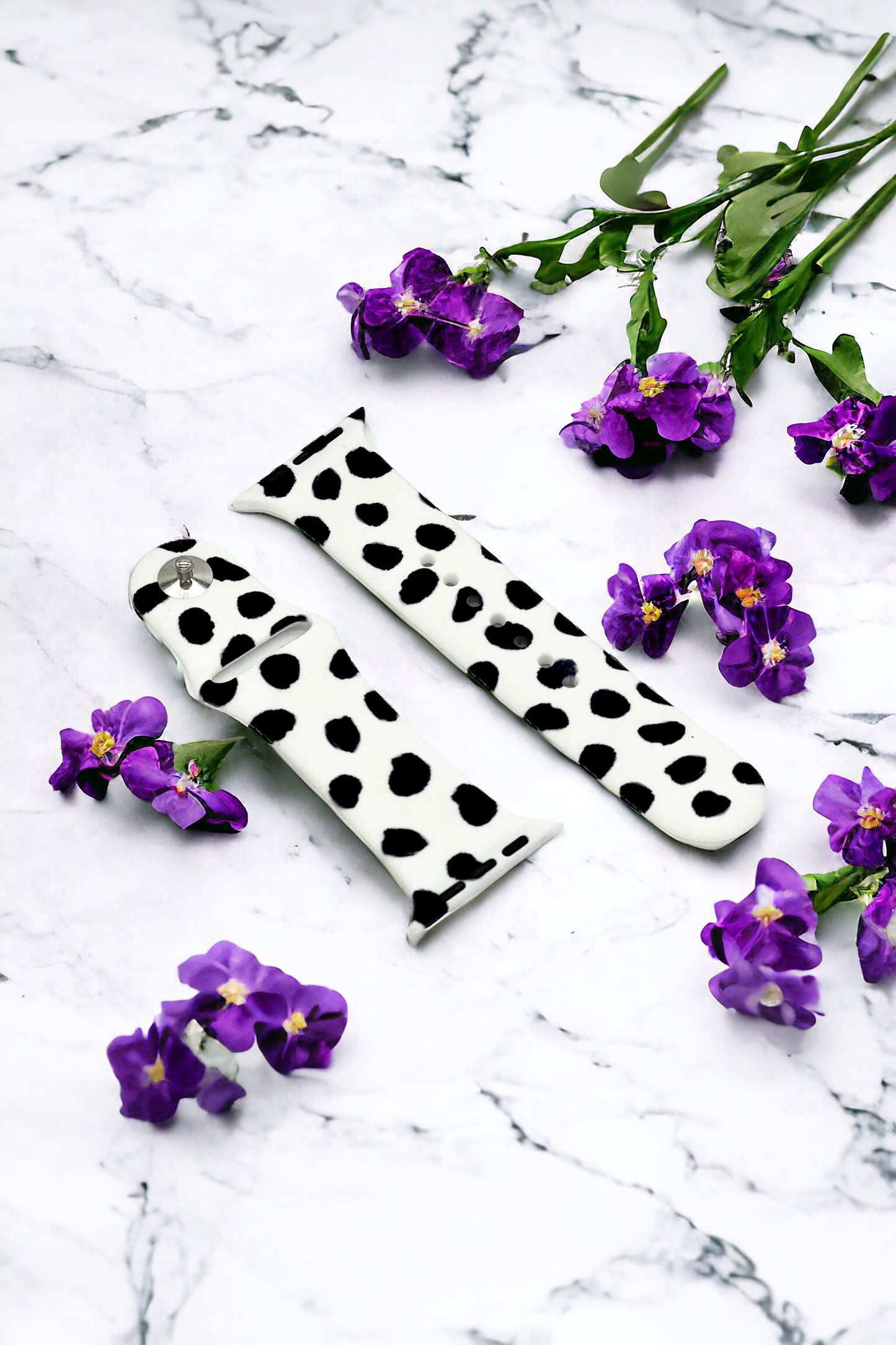Dixie Dalmatian Silicone Apple Watch Strap