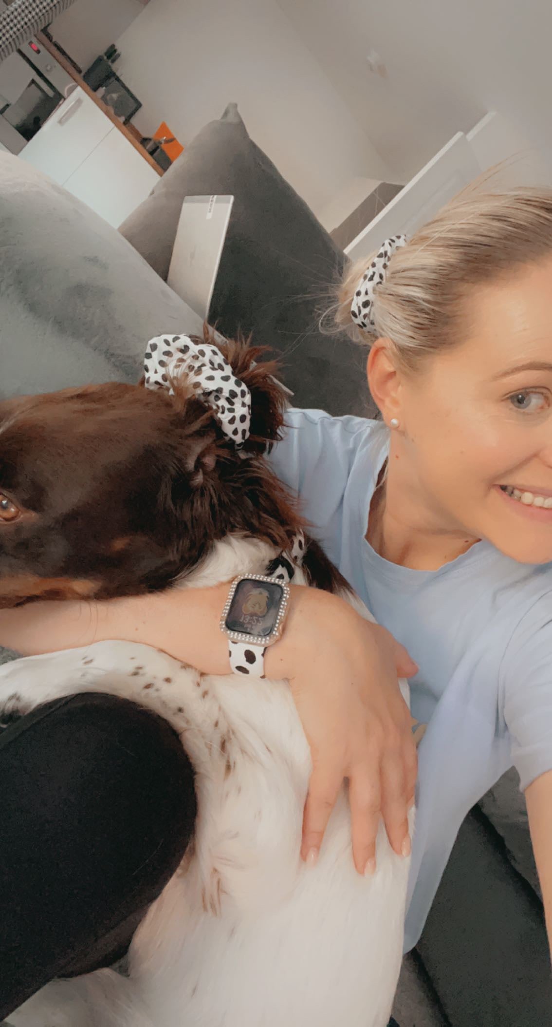 Dixie Dalmatian - Scrunchie