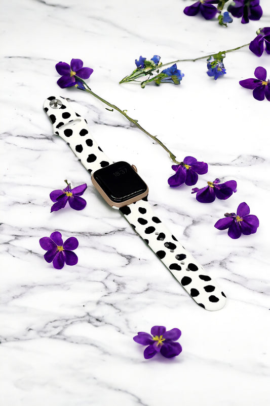 Dixie Dalmatian Silicone Apple Watch Strap