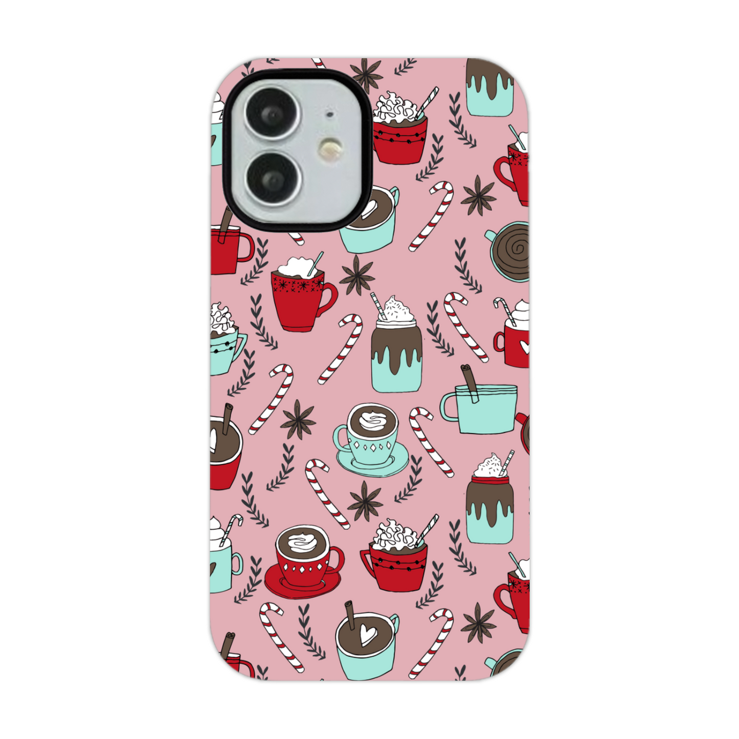 Christmas Cups - Pink Phone Case